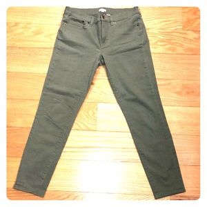 J Crew Factory Stretch Chinos in Olive